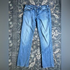 J. Crew ligh to mid wash Blue Straight Leg Jeans